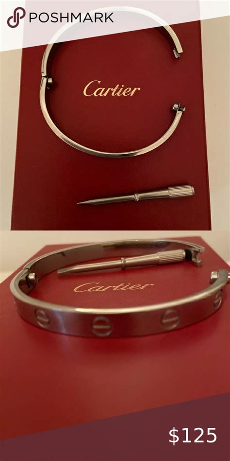 cartier bracelet love amazon|cartier stainless steel love bracelet.